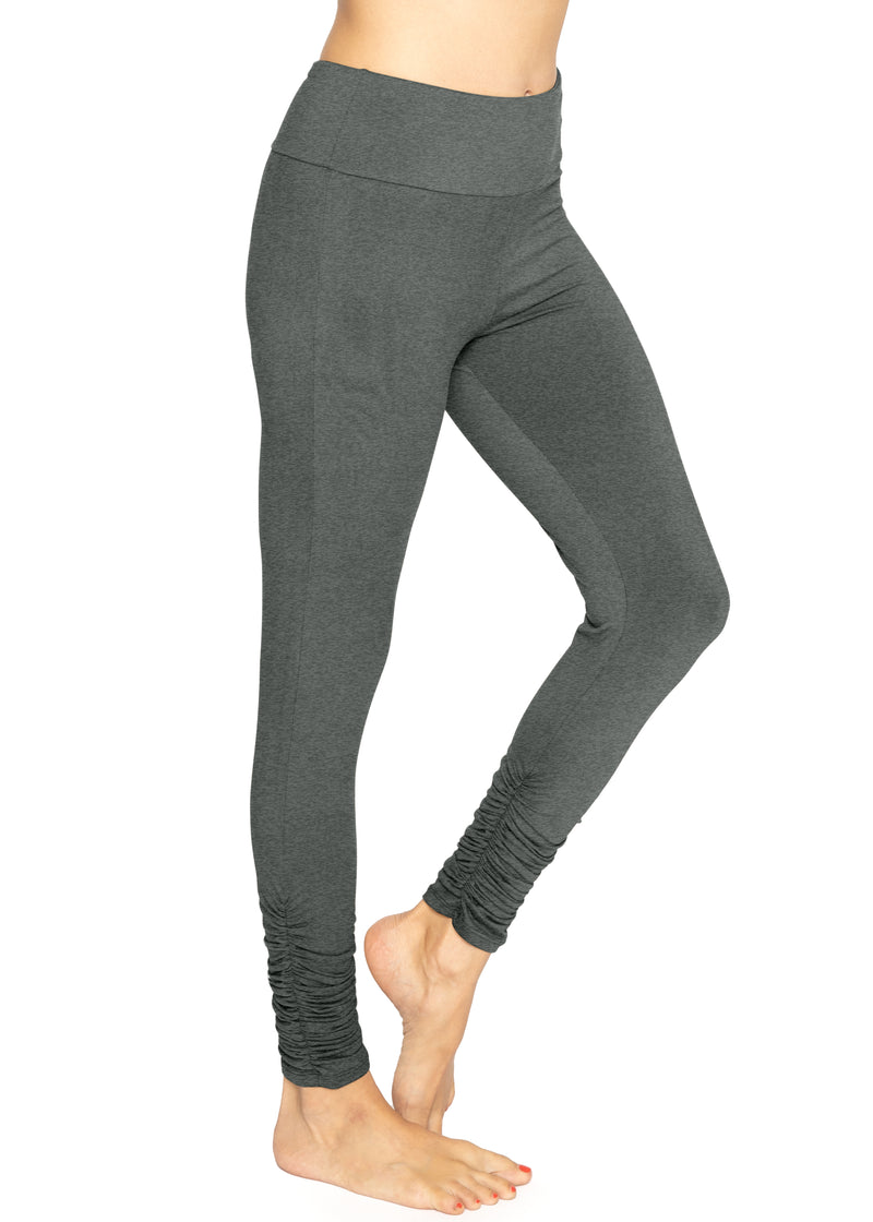 Women Ankle-Length Leggings with Elasticated Wasitband