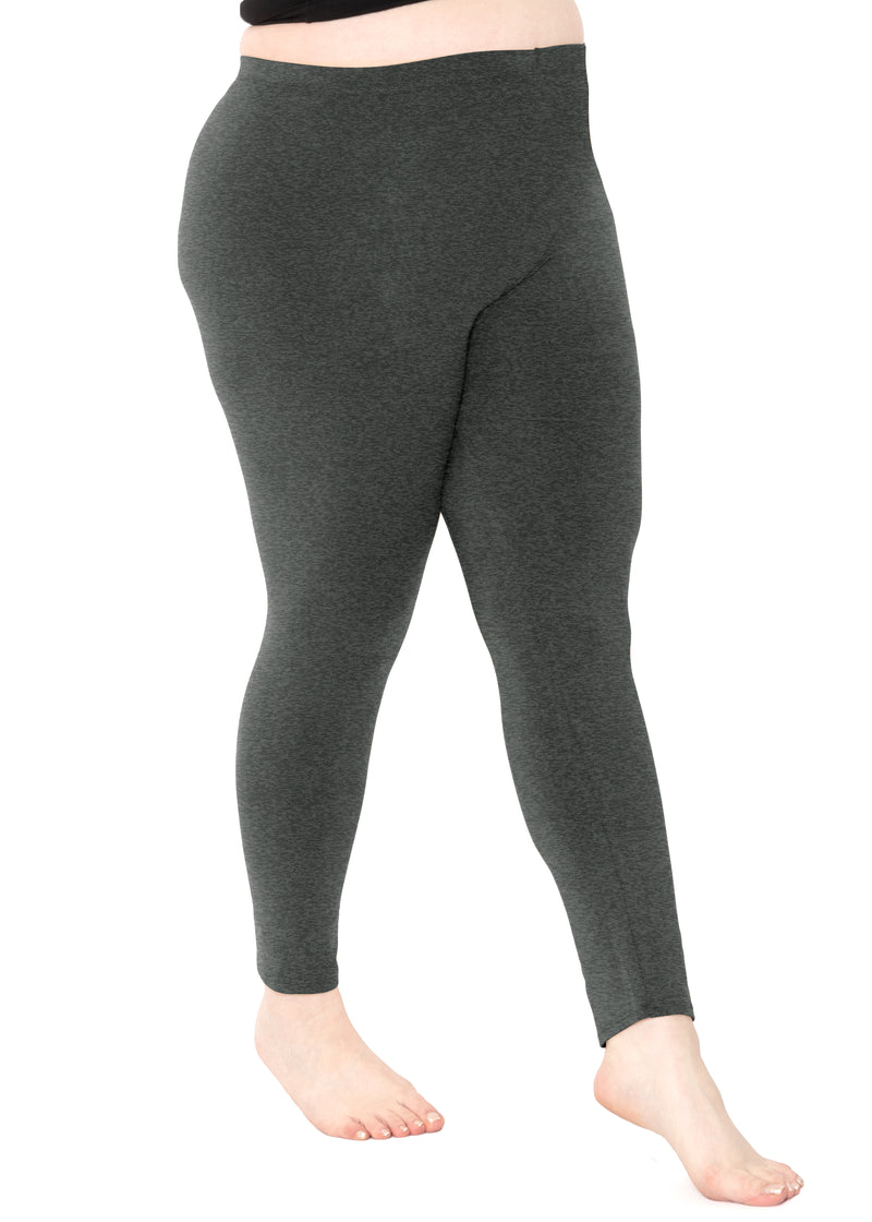SOFTSAIL Ultra Soft Leggings for Women Elastic Opaque Stretchy