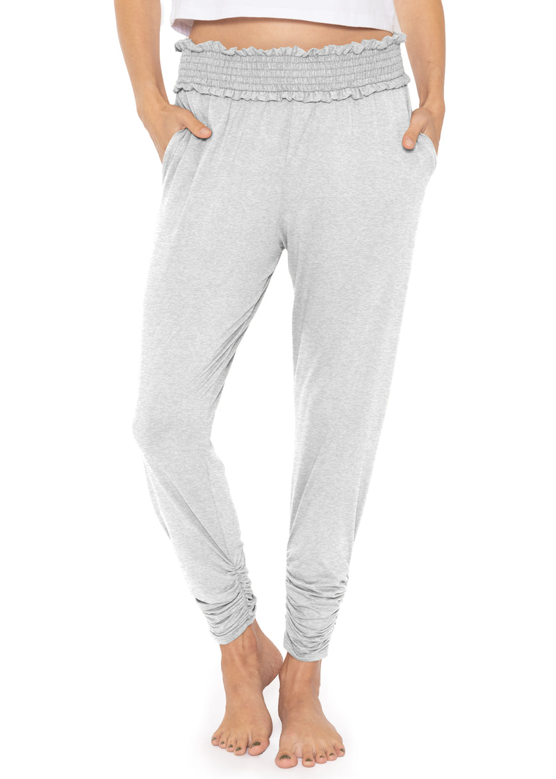 Oh So Soft Smocked Waistband Stretch Joggers with Pockets and