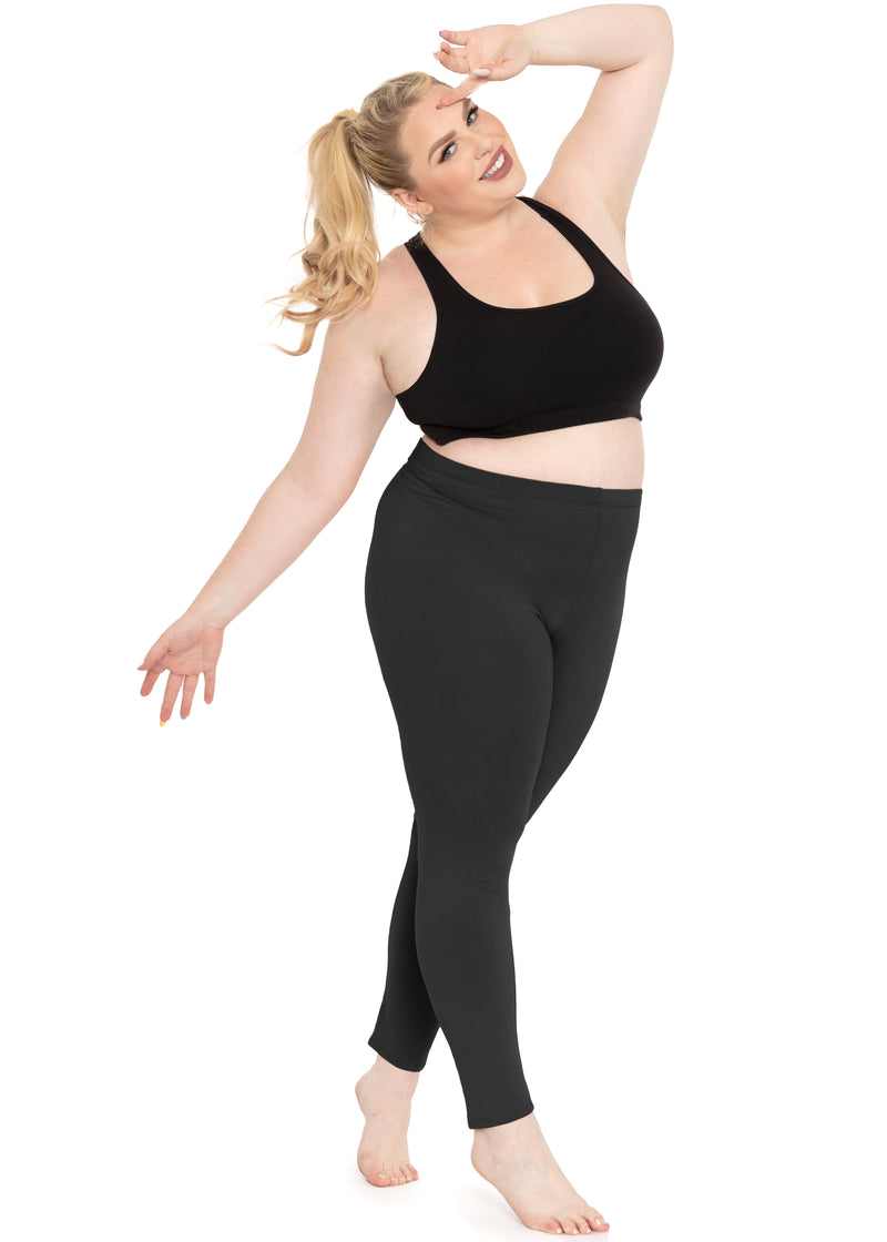 Stretch is Comfort Women's Plus Size Cotton Yoga Pants – Stretch Is