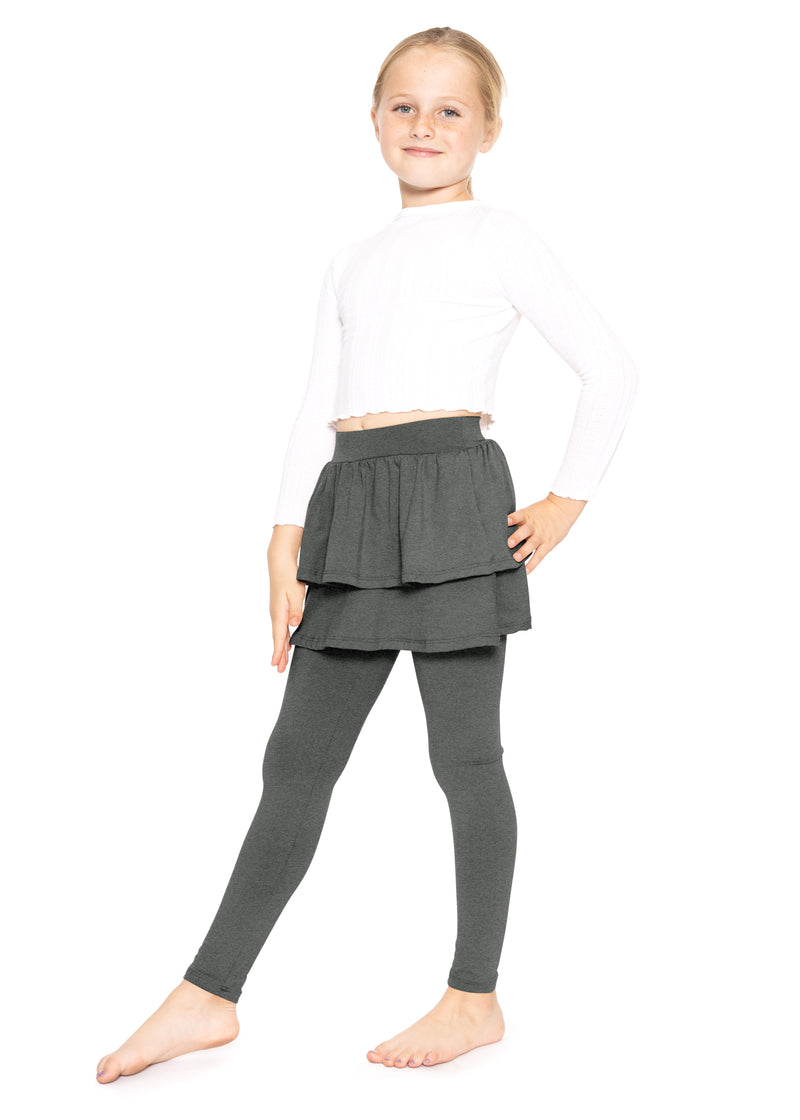 MarinaVida Toddler Girls Footless Leggings Pleated Skirt Tutu Skirt Warm  Thick Pantskirt Pants Tights - Walmart.com