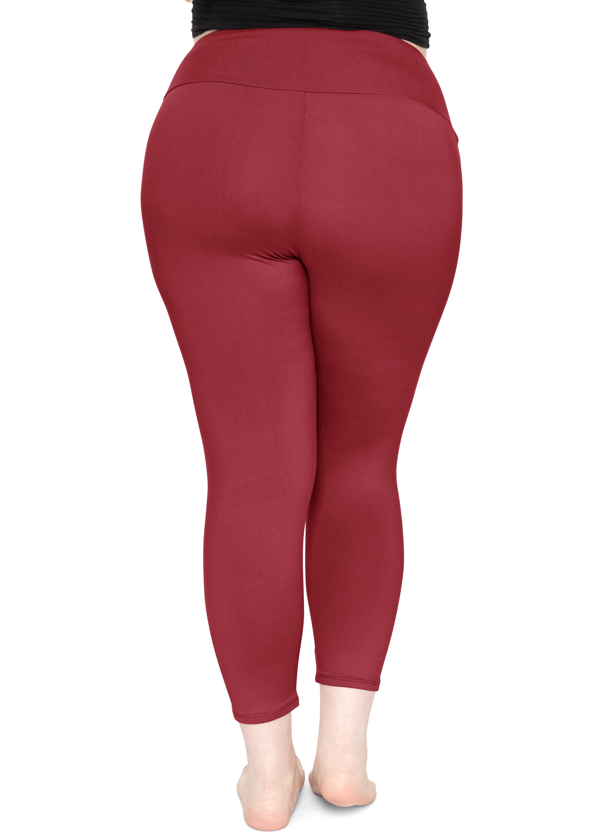 Adjustable Waist Ruched Leggings - Apparel - PINK  Ruched leggings,  Colorful leggings, Red leggings