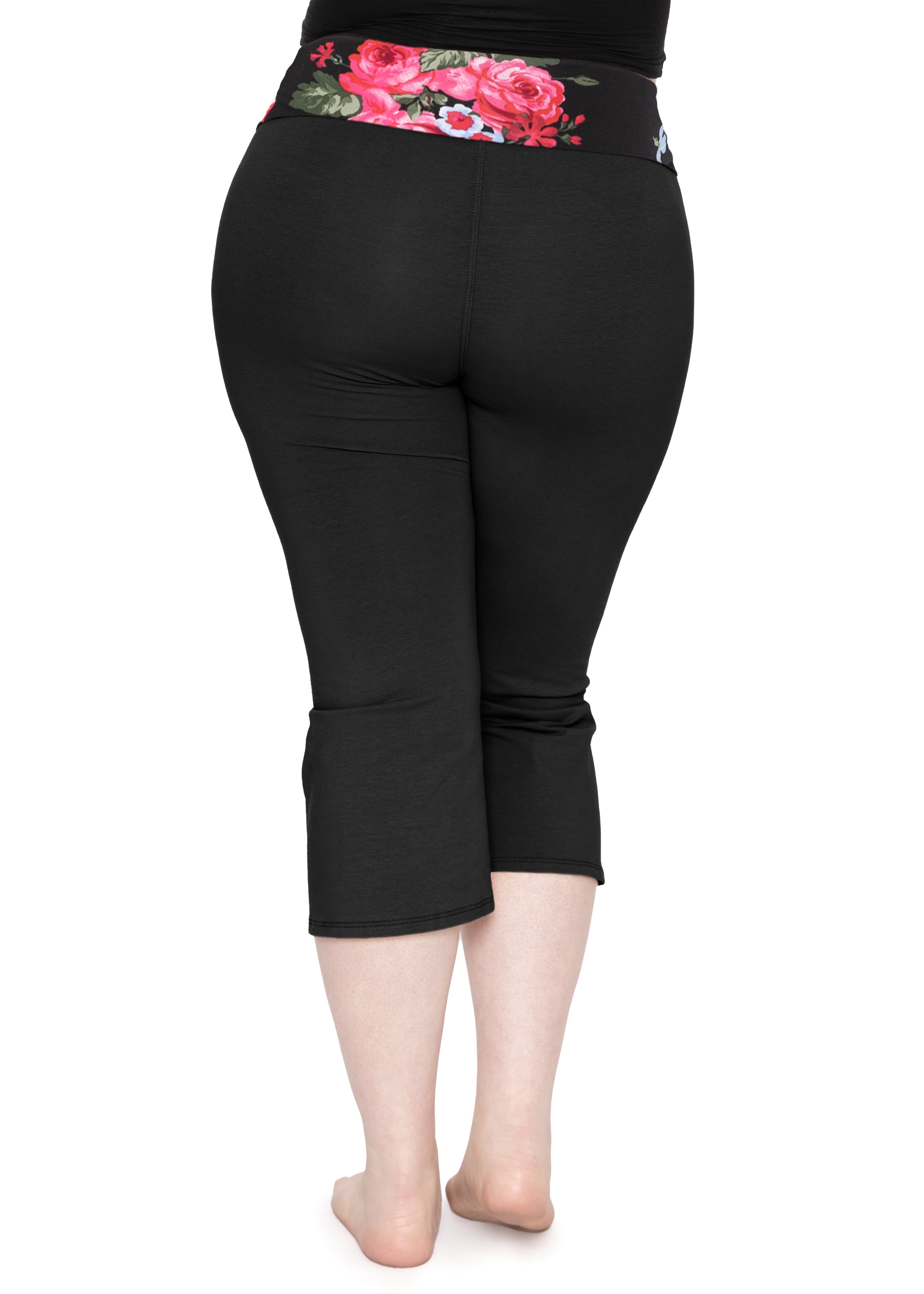 Charcoal Gray Plus Size Seamless Capri Womens Leggings - Walmart.com
