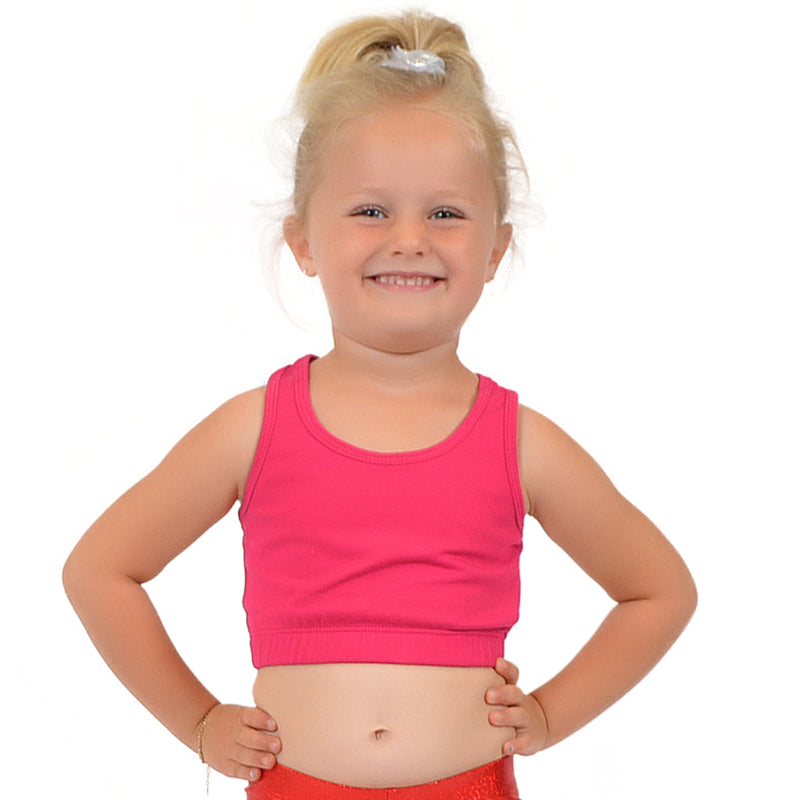 Big Kids Girls Cotton Tanktop Stretch Training Bra Adjustable Straps Sports  Bras